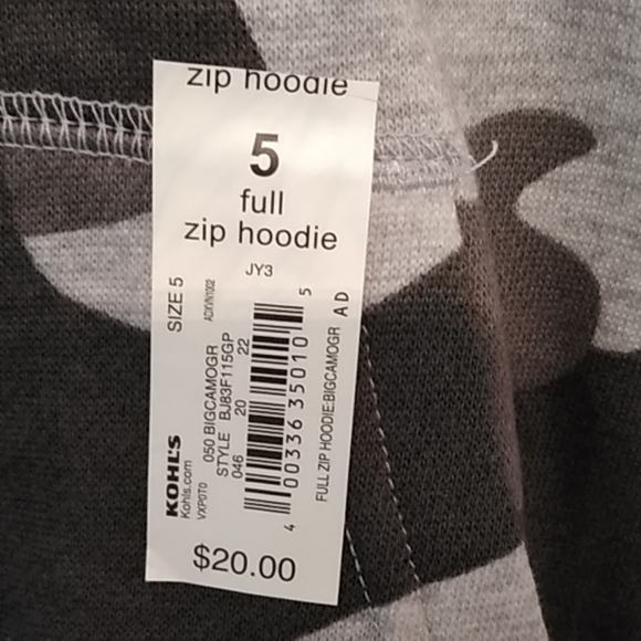 Jumping Beans Full ZIP Hoodie - Picture 3 of 4